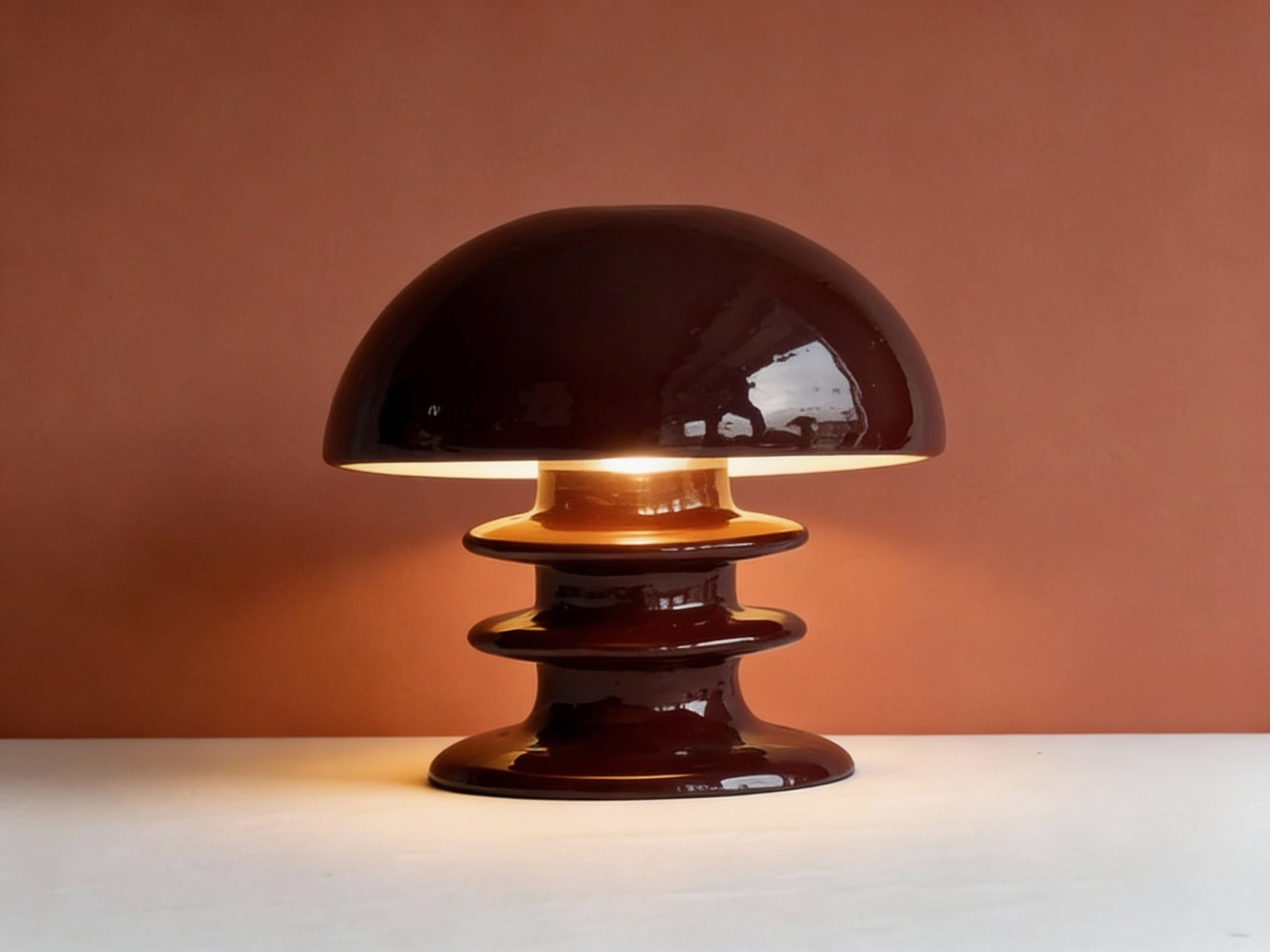 Ceramic Mushroom Table Lamp